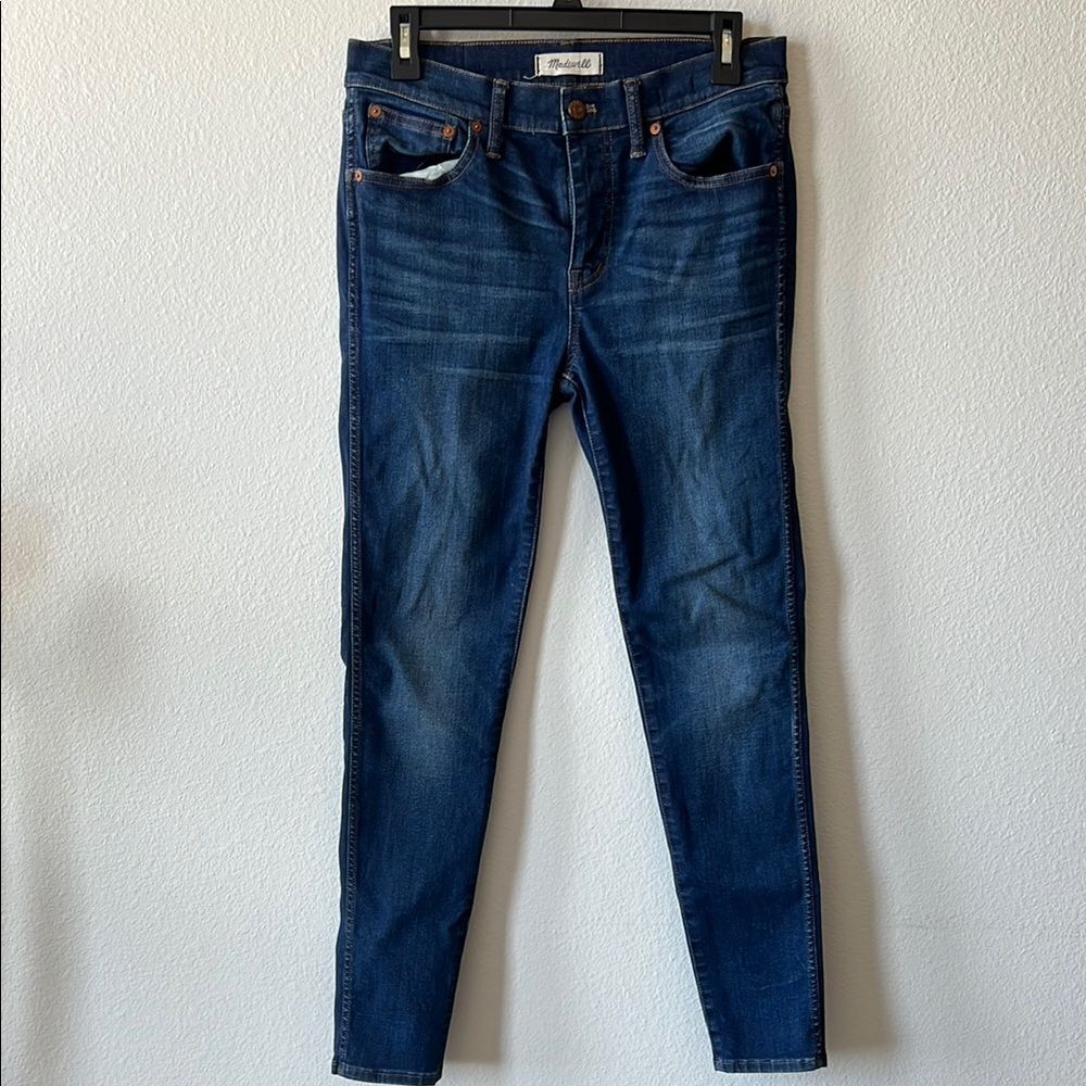 Madewell 9” High Riser Skinny Skinny Blue Jeans 29